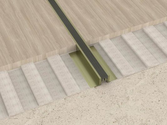 2.5cmのアルミニウム動きの接合箇所の家の装飾的な金属の端のフロアーリングのプロフィール