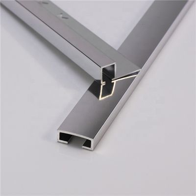 25mmのアルミニウム タイルのトリムはアルミニウム角のタイルのトリムを磨いた