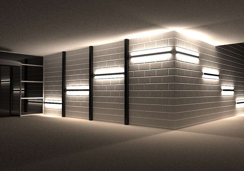 引込んだV様式はLEDのストリップのための滑走路端燈チャネル ライトを導いた