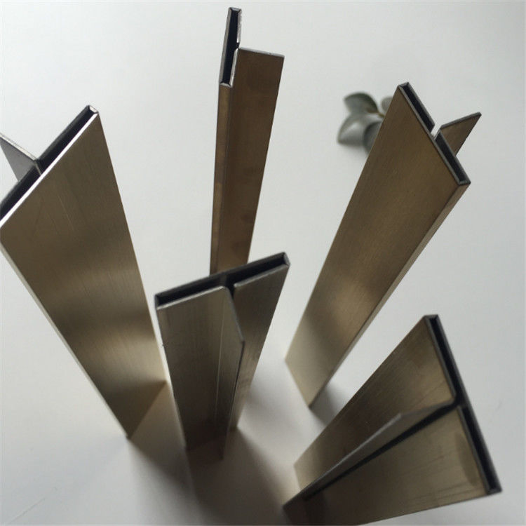 Tのステンレス鋼の金の銀製アルミニウム タイルのトリム8mm 10mm